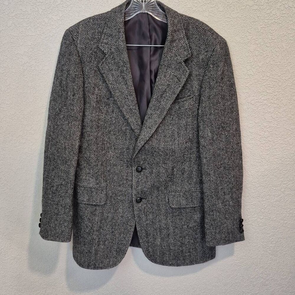 JEAN PAUL GERMAIN Men's 38R  Wool Tweed Sport Coat Blazer Jacket